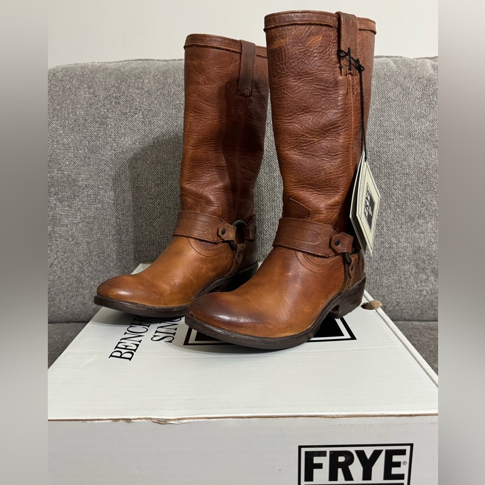 Frye Carson Harness Boots